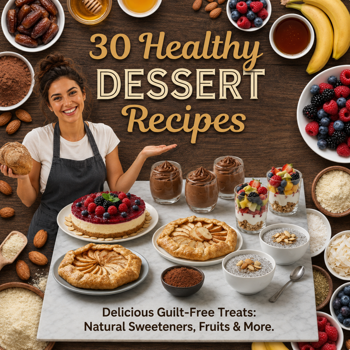 30 Healthy Dessert Recipes - Digital Cookbook